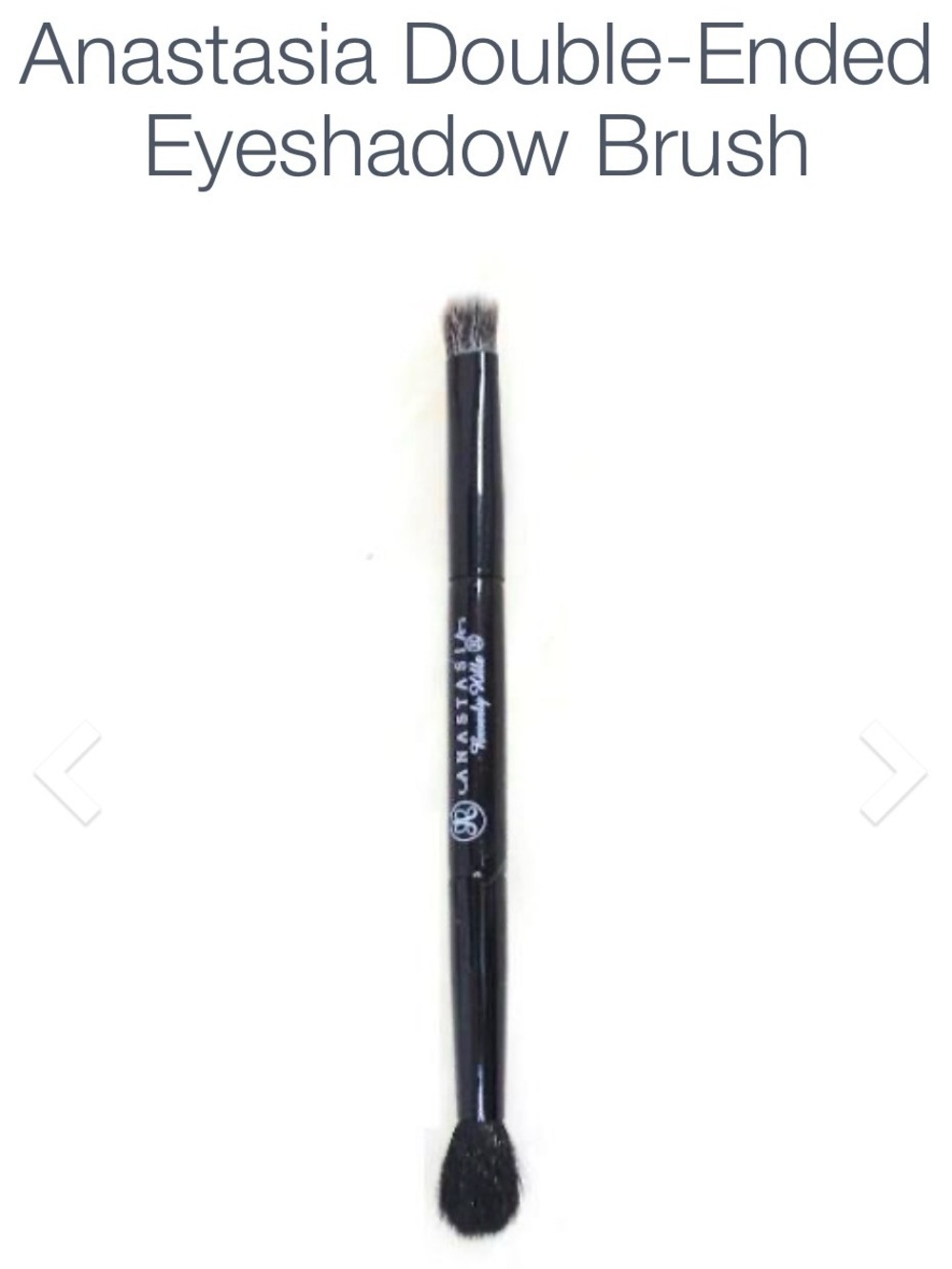 Anastasia Beverly Hills DELUXE ultra soft Dual-Ended Eyeshadow Makeup Brush glam